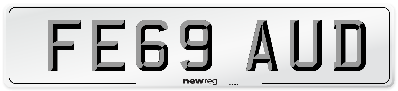 FE69 AUD Number Plate from New Reg